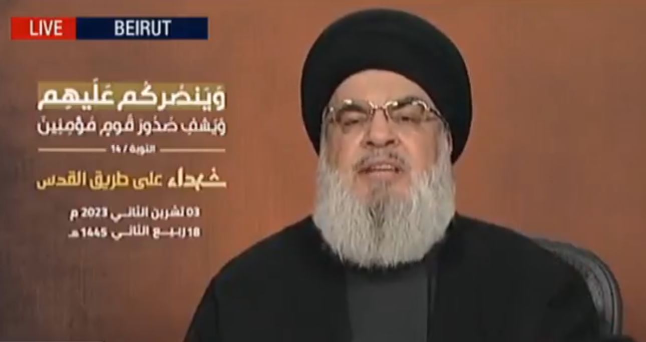 LIVE: Το διάγγελμα του ηγέτη της Χεζμπολάχ: Η επιχείρηση της Χαμάς ήταν «μεγάλη» και «100% Παλαιστινιακή»