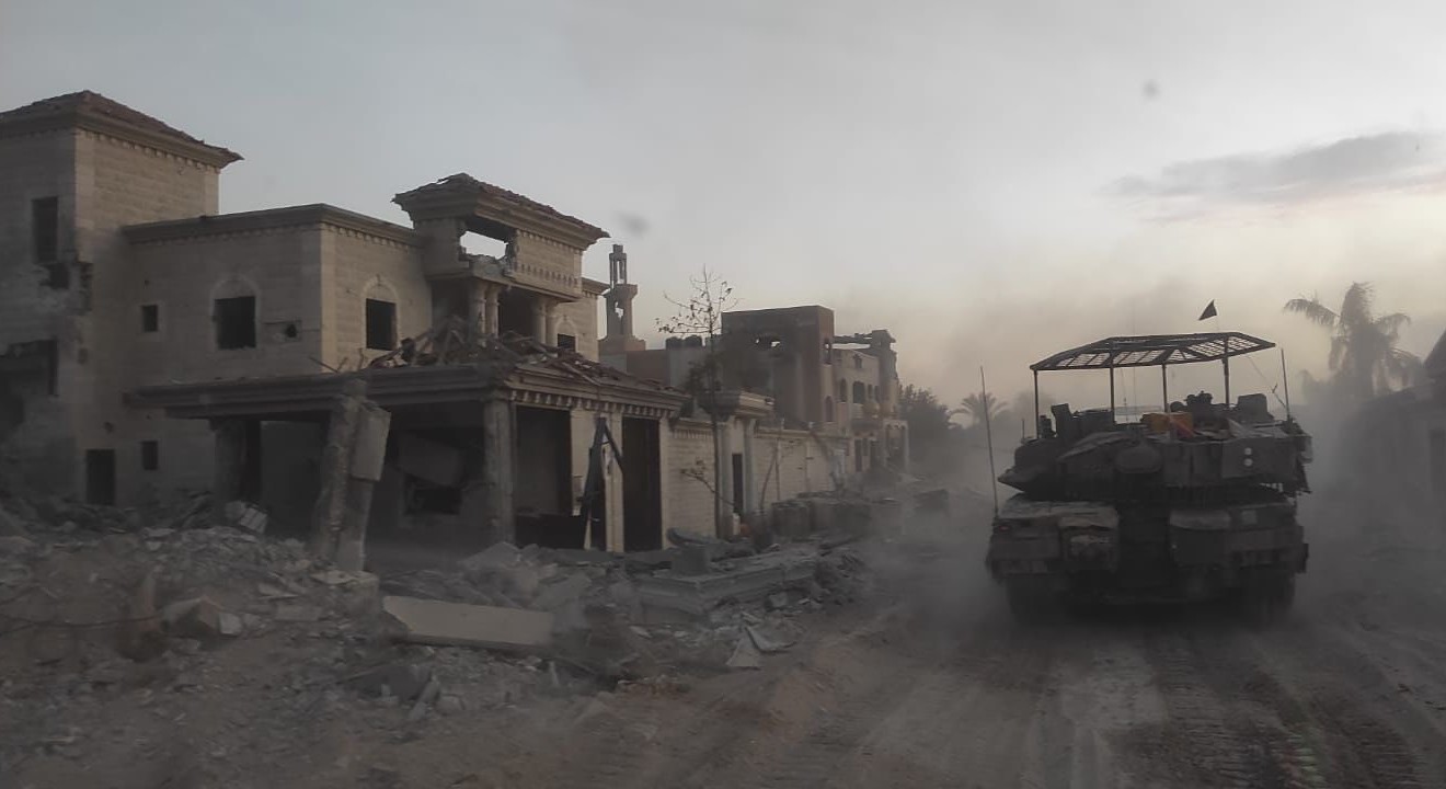 Φωτογραφία από τις χερσαίες επιχειρήσεις του Ισραήλ στη Λωρίδα της Γάζας