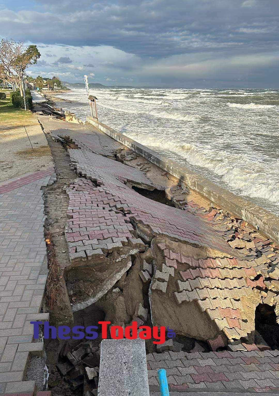 Κακοκαιρία Bettina Πολύχρονο Χαλκιδικής