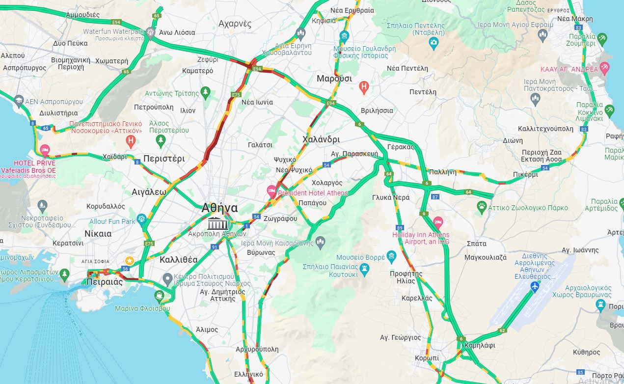 Κίνηση με… το καλημέρα: «Χάος» στον Κηφισό, καθυστερήσεις στην Αττική Οδό – Δείτε LIVE πού υπάρχουν προβλήματα