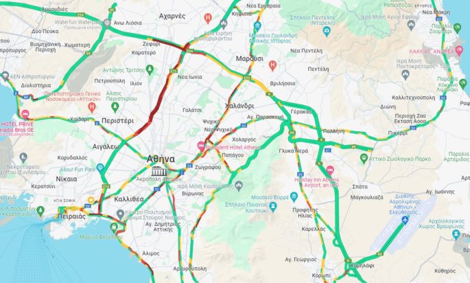 χάρτης κίνησης