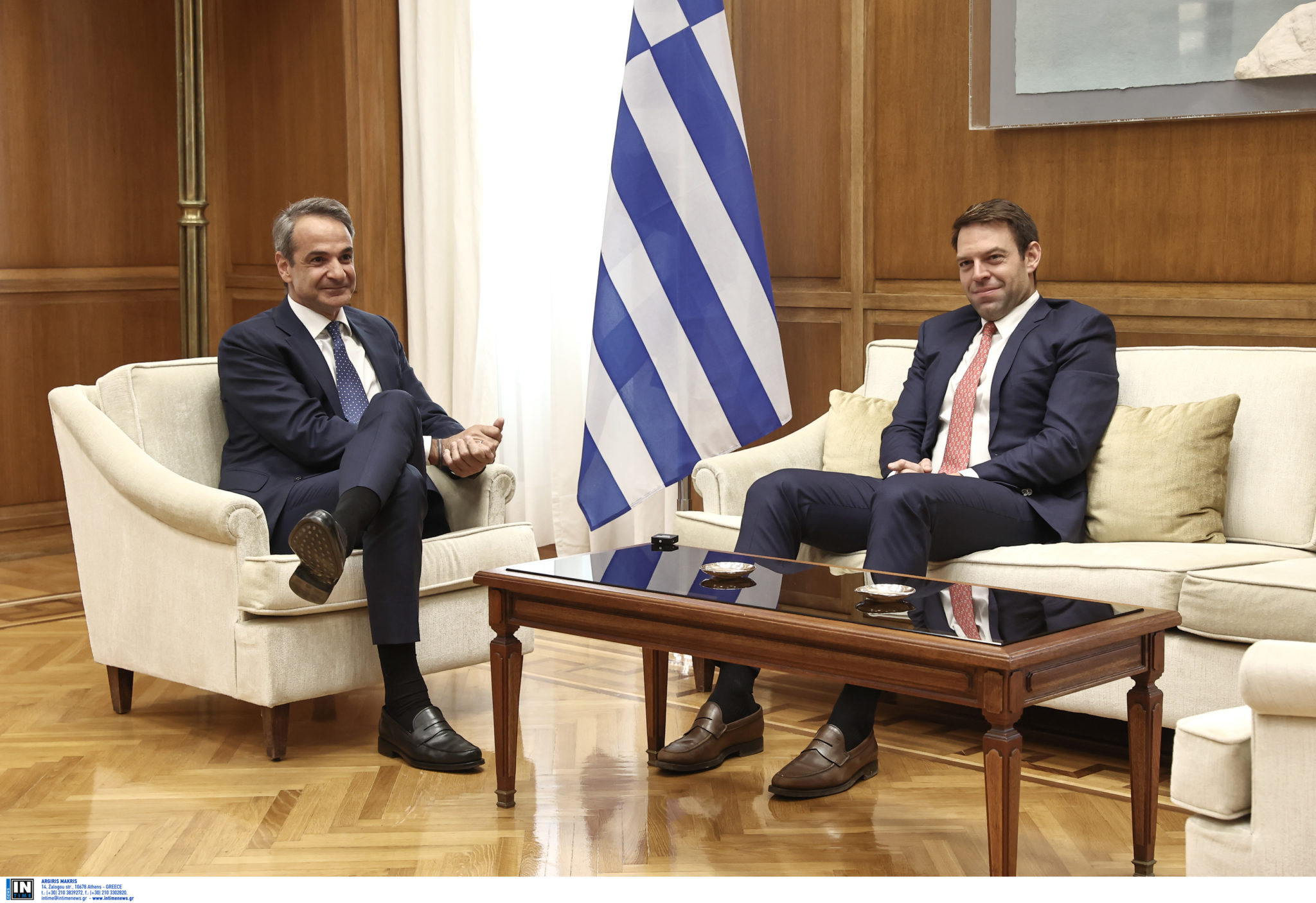 Κυριάκος Μητσοτάκης Στέφανος Κασσελάκης