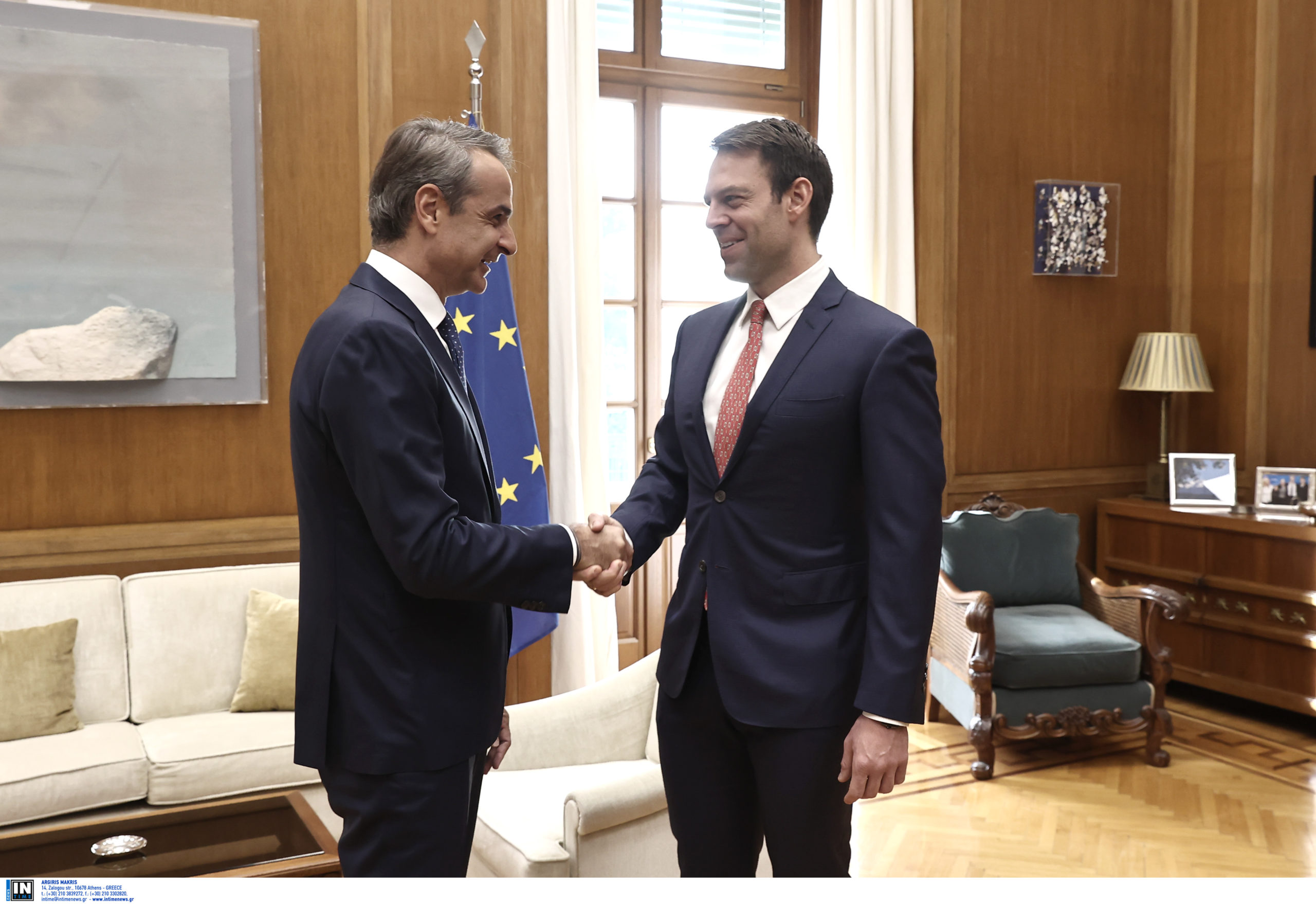 Κυριάκος Μητσοτάκης Στέφανος Κασσελάκης