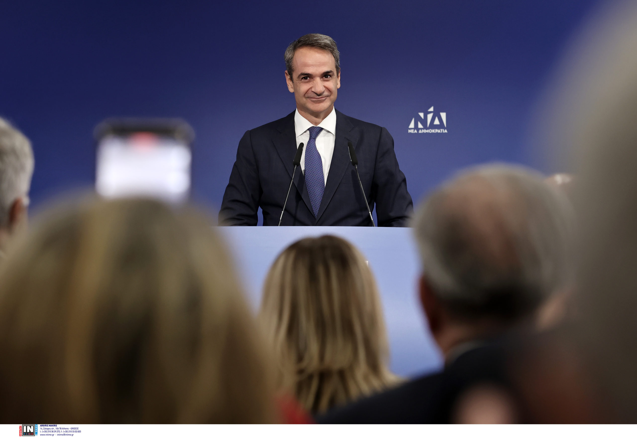 LIVE – Η ομιλία Μητσοτάκη στην Πολιτική Επιτροπή της ΝΔ