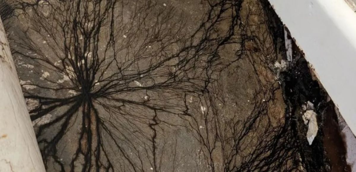 Μυστηριώδης ουσία σαν ιστός σε πάτωμα σπιτιού – Μπορείτε να μαντέψετε τι είναι