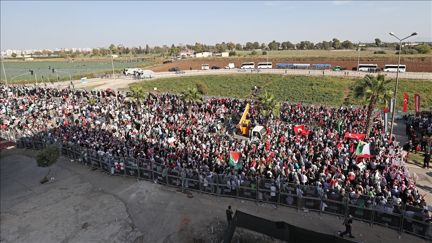 Τουρκία: Επεισόδια σε διαδήλωση για τη Γάζα έξω από τη βάση του Ιντζιρλίκ