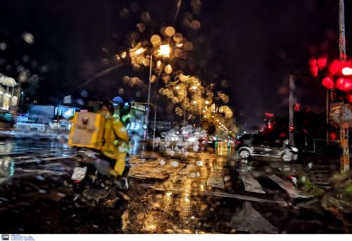 βροχή κακοκαιρία