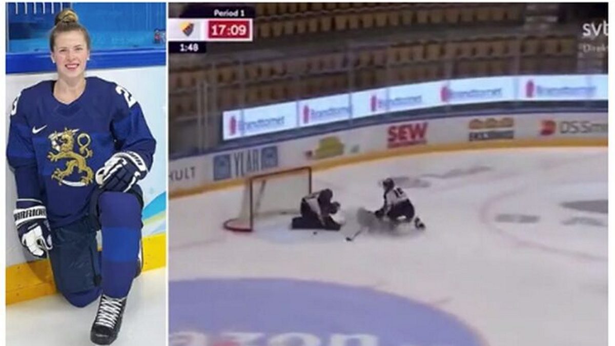 Ολυμπιονίκης έμεινε παράλυτη από φρικτή πρόσκρουση στο δοκάρι σε αγώνα χόκεϊ