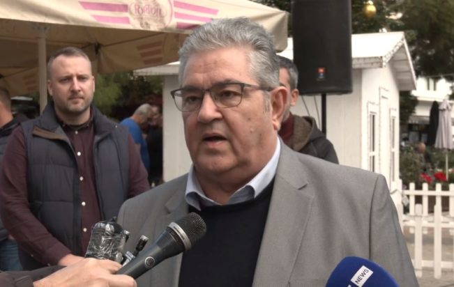 Ο Δημήτρης Κουτσούμπας στην Νέα Ιωνία