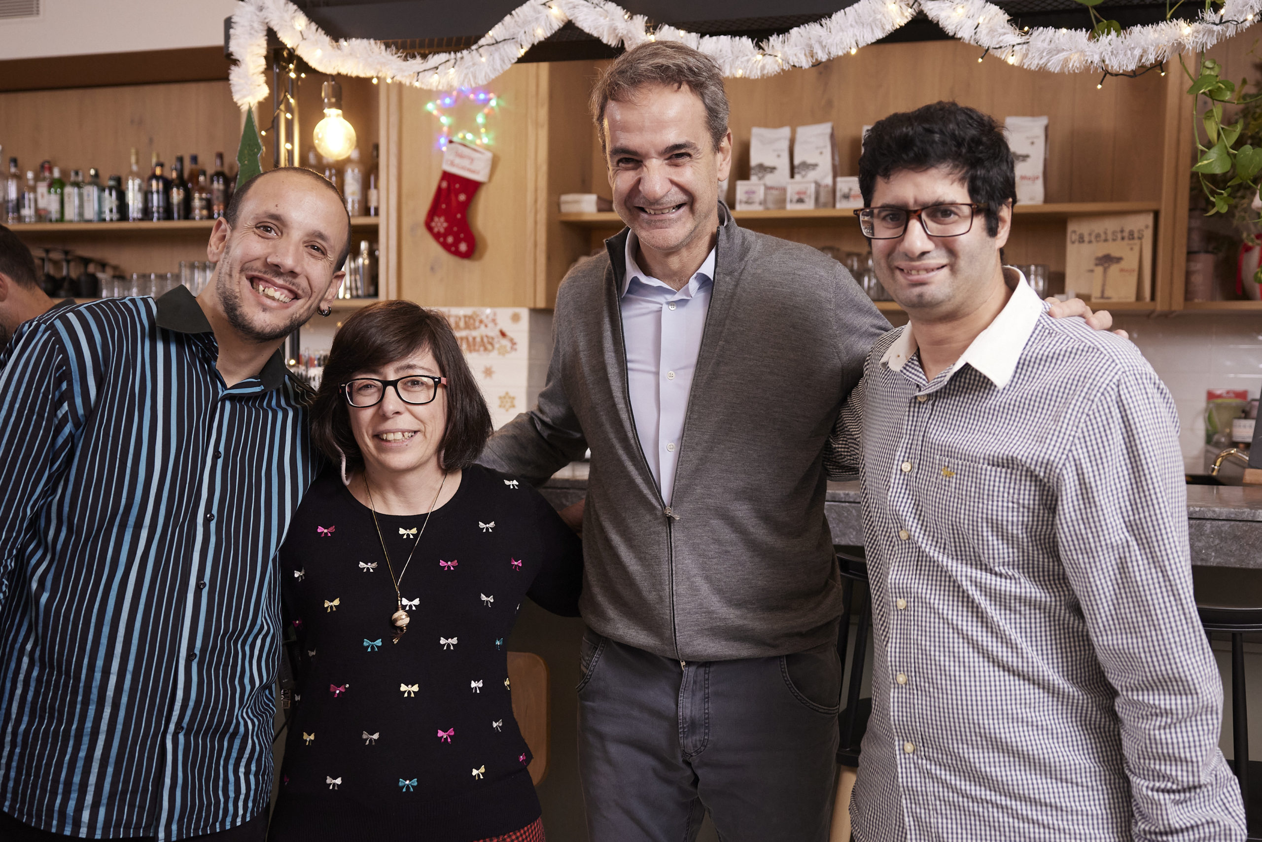 Στον πολυχώρο "Παρεάκι" ο Κυριάκος Μητσοτάκης