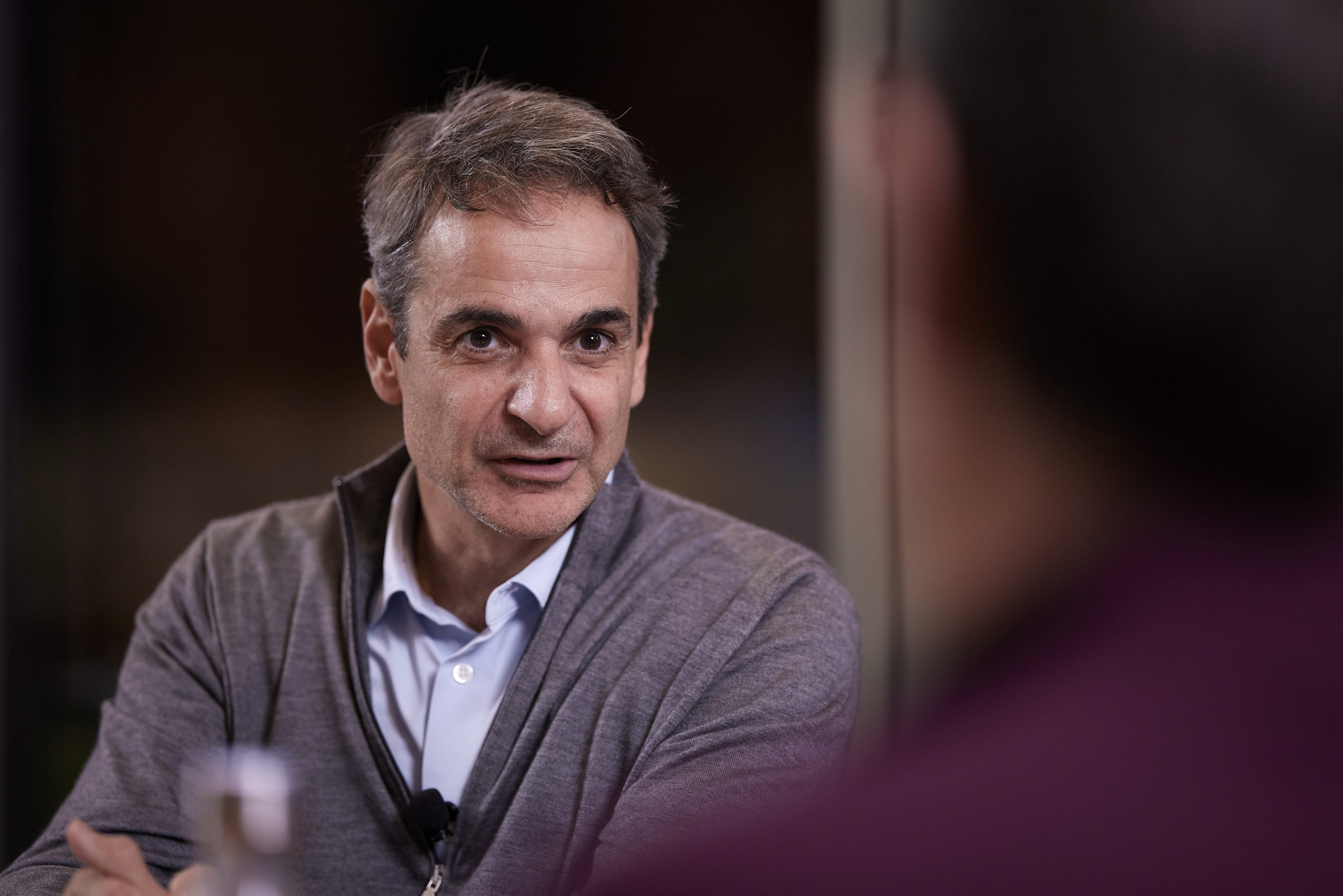 Στον πολυχώρο "Παρεάκι" ο Κυριάκος Μητσοτάκης