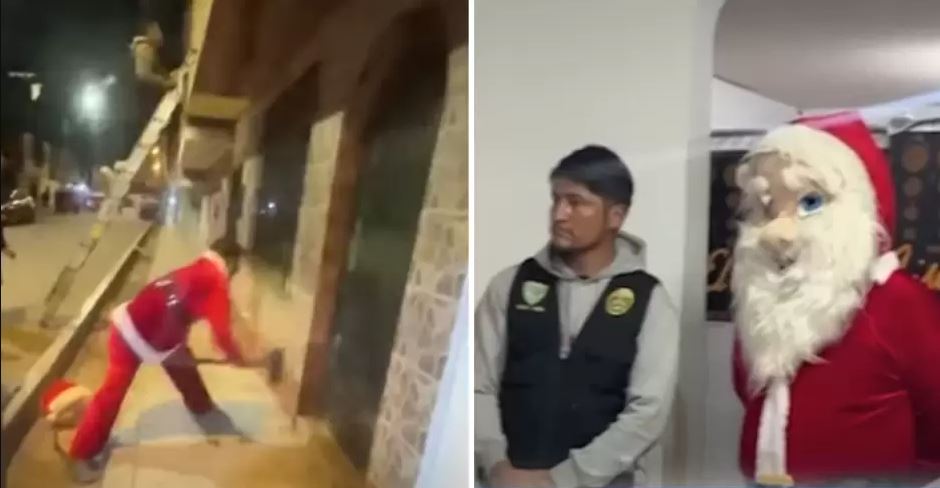 Βίντεο: Αστυνομικός ντυμένος Άγιος Βασίλης έκανε έφοδο σε σπίτι εμπόρων ναρκωτικών