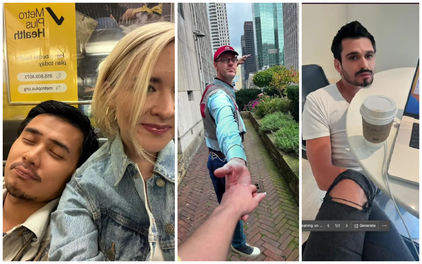 «Κάνω τους πρώην μου να ζηλεύουν» –  Προσθέτει ψεύτικους συντρόφους με τεχνητή νοημοσύνη στις selfies της