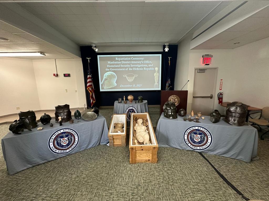 αρχαιότητες επιστρέφουν Ελλάδα