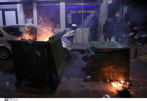 Θεσσαλονίκη: Επεισόδια μετά την πορεία για τον Γρηγορόπουλο