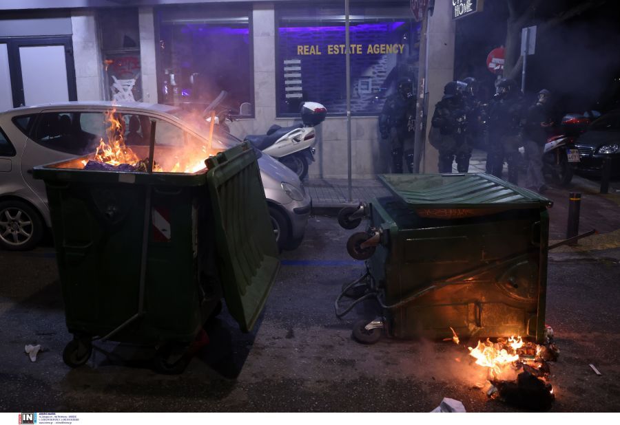 Θεσσαλονίκη: Επεισόδια μετά την πορεία για τον Γρηγορόπουλο