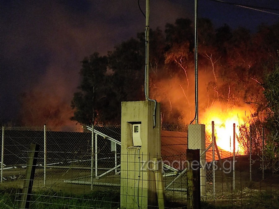 Χανιά: Φωτιά δίπλα σε γυμναστήριο όπου έκαναν προπόνηση παιδιά