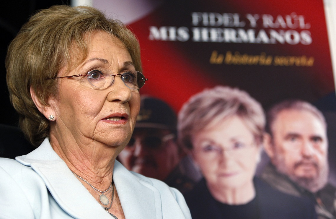 Πέθανε σε ηλικία 90 ετών η Χουανίτα Κάστρο, αδελφή των ηγετών της Κούβας Φιντέλ και Ραούλ