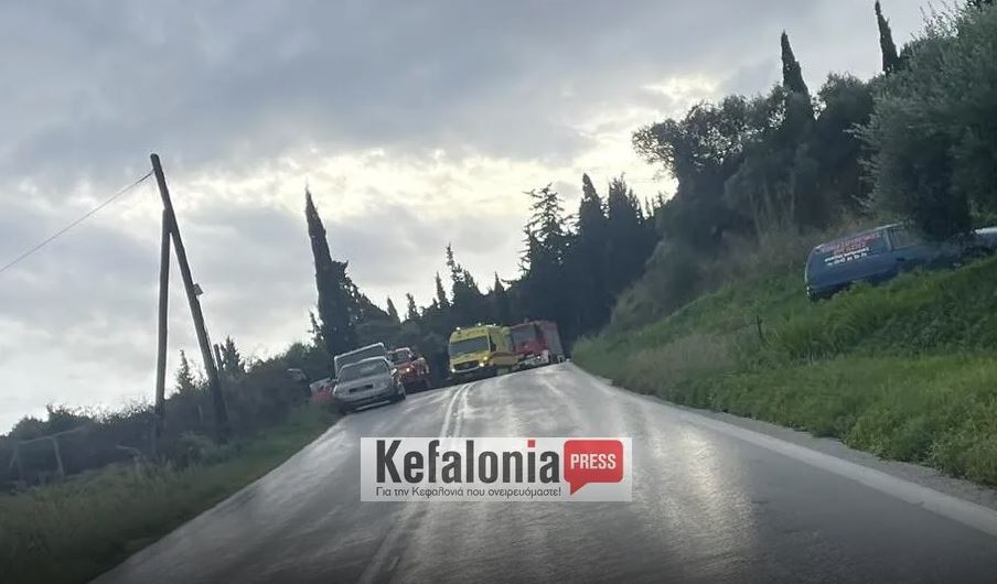 Κεφαλονιά: Δύο τραυματίες σε τροχαίο στο Ληξούρι – Αυτοκίνητο βρέθηκε σε γκρεμό