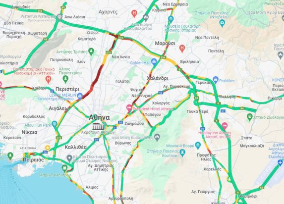 κίνηση- χάρτης