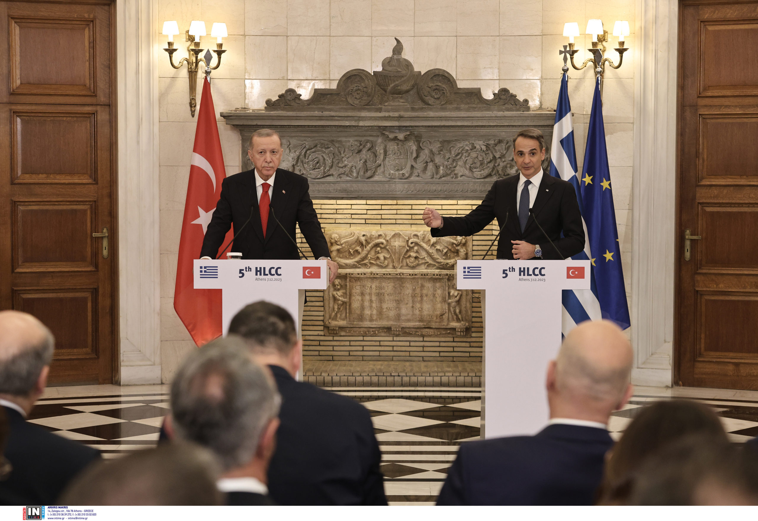 Κυριάκος Μητσοτάκης Ρετζέπ Ταγίπ Ερντογάν