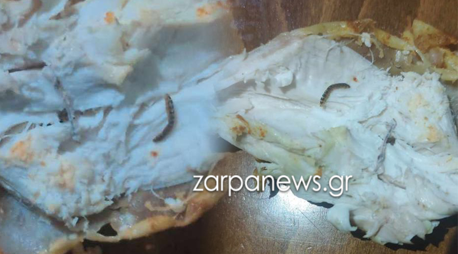 Χανιά: Αγόρασε κοτόπουλο από σούπερ μάρκετ και είχε μέσα σκουλήκια – ΦΩΤΟ