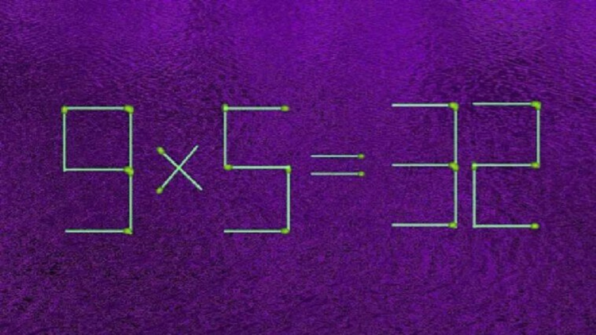 Μαθηματικό παζλ μόνο για ιδιοφυΐες: Μετακινήστε 2 σπίρτα για να λύσετε την εξίσωση – Έχετε μόλις 15 δευτερόλεπτα