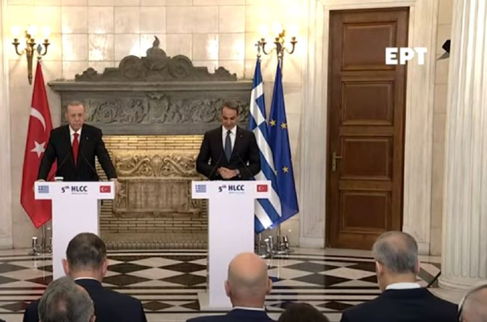 Δείτε τις κοινές δηλώσεις Μητσοτάκη – Ερντογάν