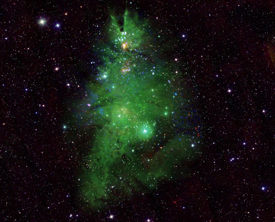 NASA: Ένα χριστουγεννιάτικο δέντρο από αστέρια – Δείτε βίντεο