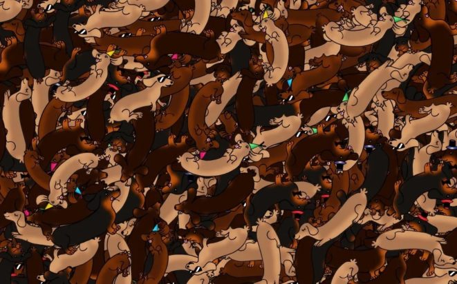 Οπτική ψευδαίσθηση λουκάνικο