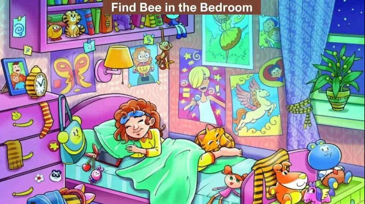 Οπτική ψευδαίσθηση: Βρείτε την μέλισσα που έχει τρυπώσει στο υπνοδωμάτιο σε 10 δευτερόλεπτα
