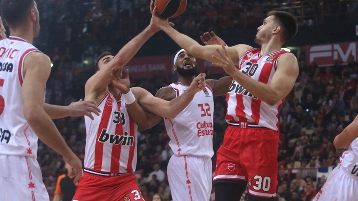 Euroleague: Ξανά χέρι-χέρι Ολυμπιακός και Παναθηναϊκός στην βαθμολογία