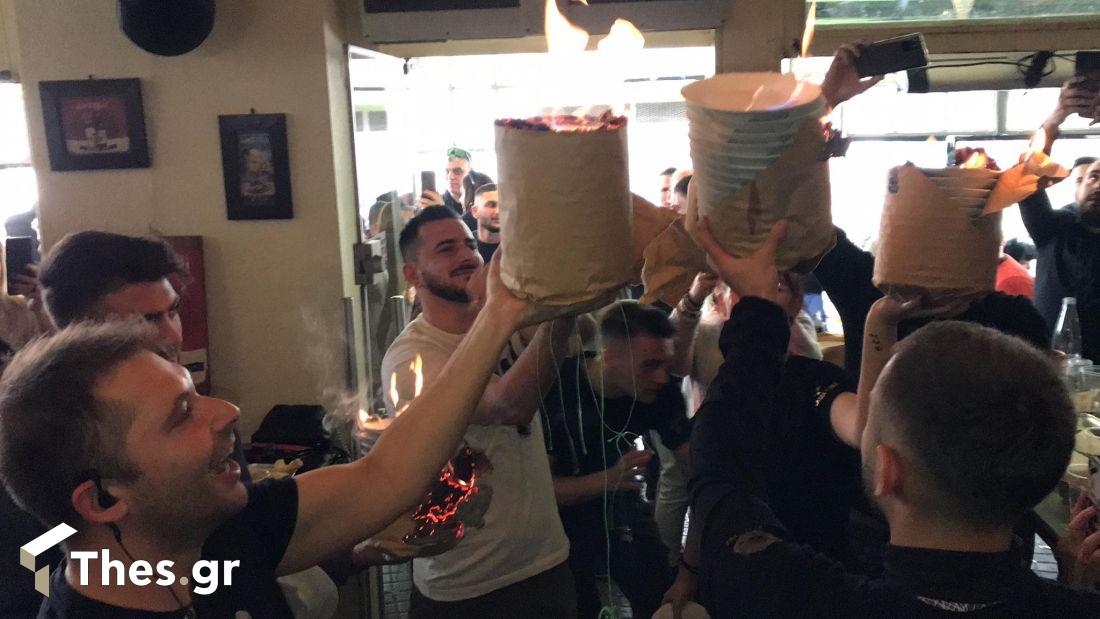 Θεσσαλονίκη: Έσπασαν 20.000 φλεγόμενα πιάτα υπό τους ήχους του Βασίλη Καρρά – ΒΙΝΤΕΟ