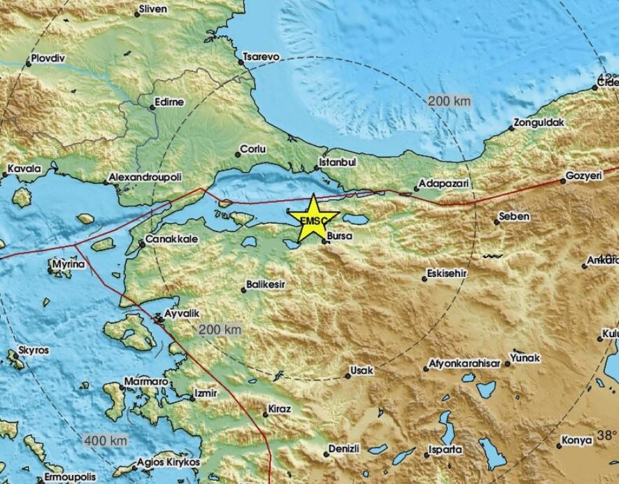 Ισχυρός σεισμός 5,1 Ρίχτερ στην Τουρκία – Κοντά στην Κωνσταντινούπολη το επίκεντρο