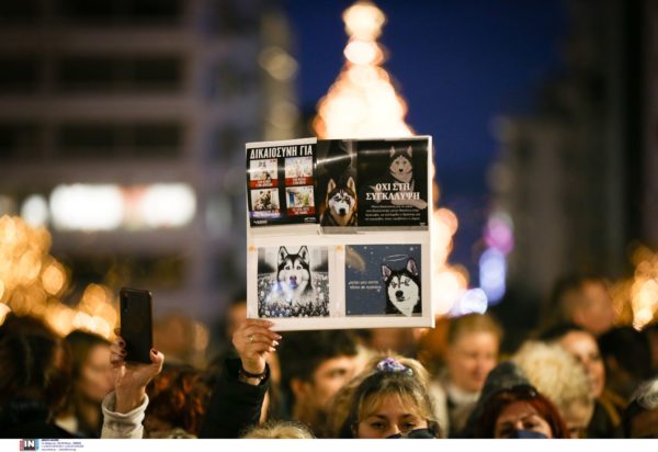 Σύνταγμα πορεία χάσκι Αράχωβα