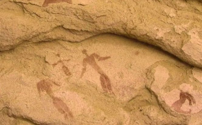 Η τοιχογραφία, που εντοπίστηκε στην έρημο Σαχάρα