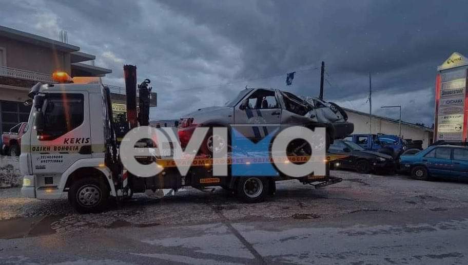 Τροχαίο στην Εύβοια: Ανετράπη όχημα του λιμενικού – Στο νοσοκομείο ο οδηγός