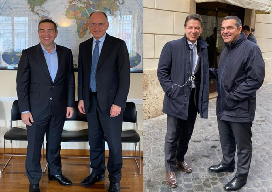 Τσίπρας από Ρώμη: Οι μάχες που έχουμε μπροστά μας δεν είναι μόνο εκλογικές, αλλά πολιτικές και ιδεολογικές