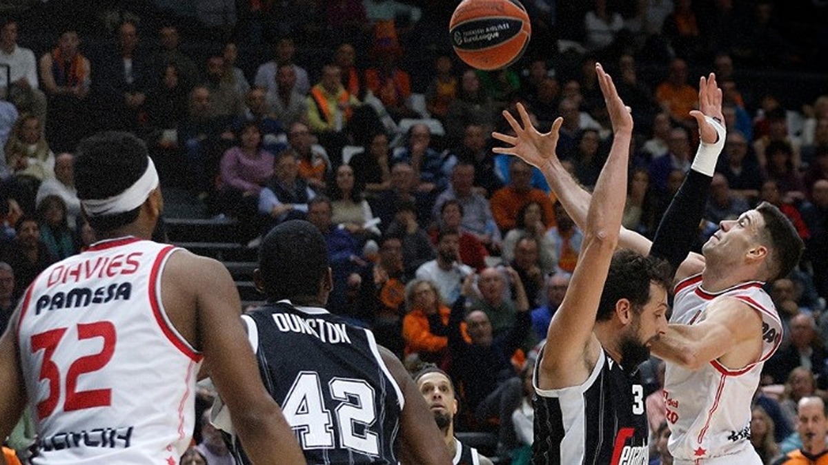 Euroleague: Πρώτο «διπλό» για τον Ερυθρό Αστέρα – Η Βαλένθια «προσγείωσε» την Βίρτους – Τα αποτελέσματα και η βαθμολογία