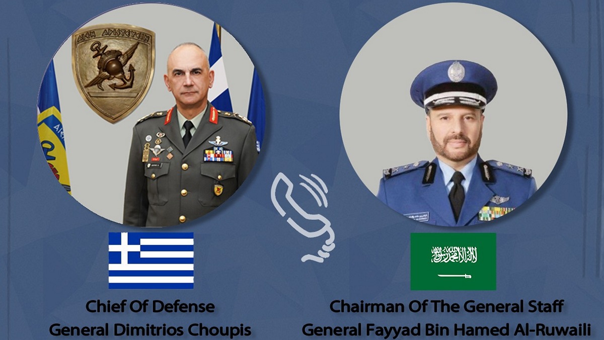 Επικοινωνία Αρχηγού ΓΕΕΘΑ με Αρχηγό της Σαουδικής Αραβίας