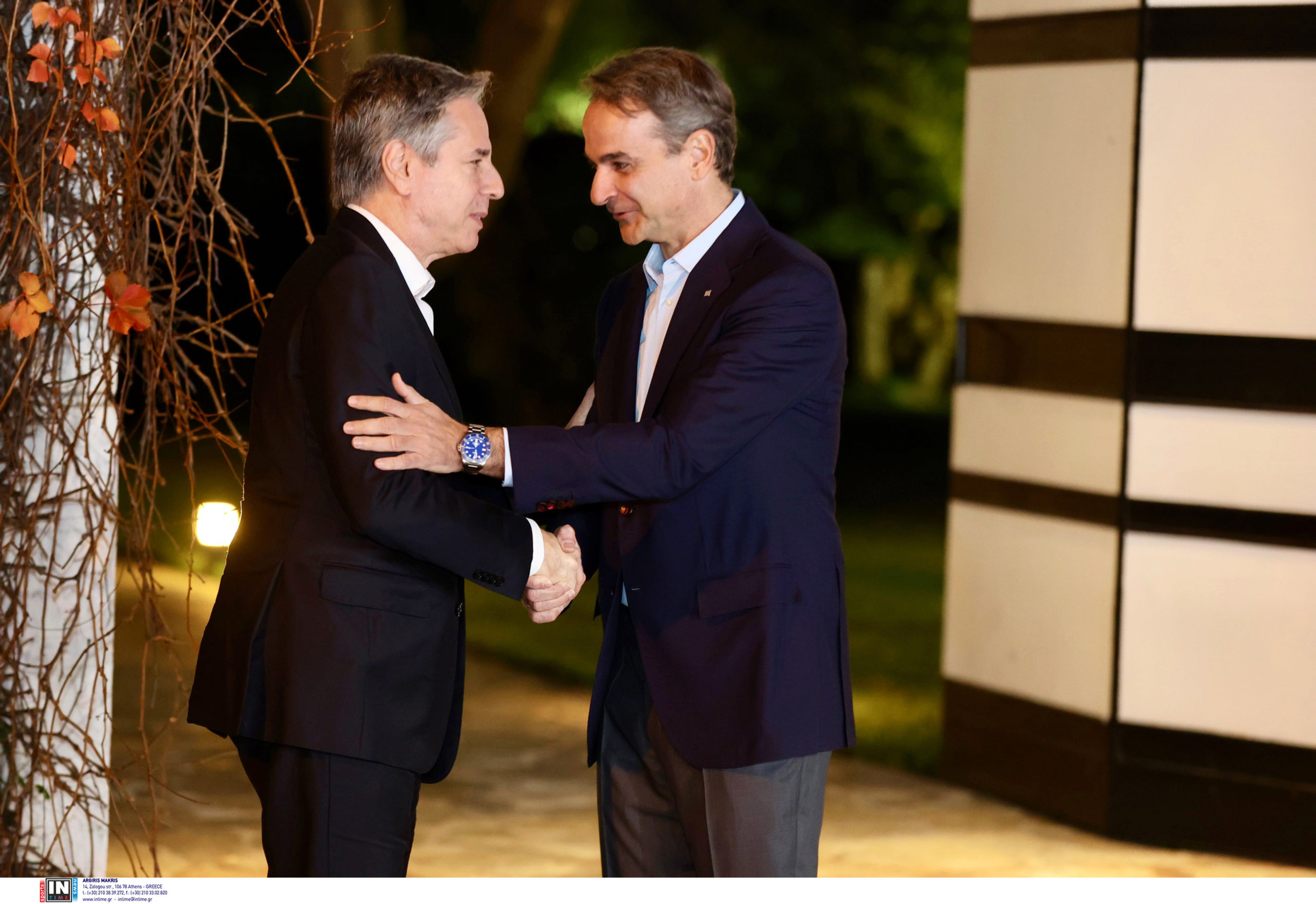 Μητσοτάκης - Μπλίνκεν