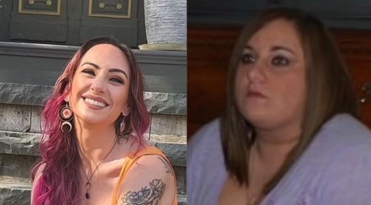 Η Τζέιμι Μιλ σήμερα μετά την απώλεια κιλών (αριστερά) και η 31χρονη παλαιότερα όταν ζύγιζε 132 κιλά (δεξιά)