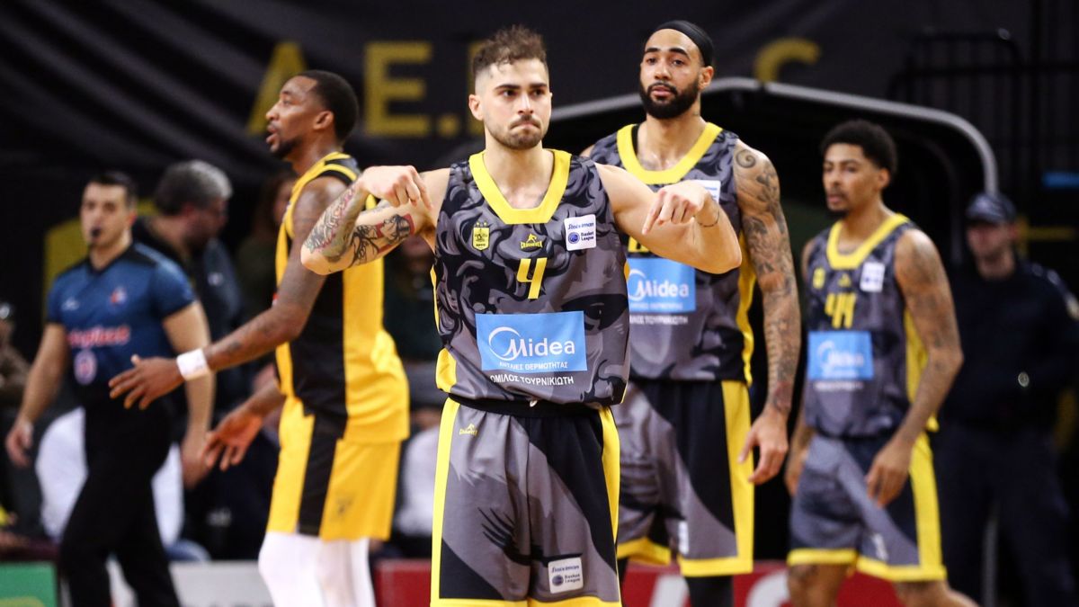 ΑΕΚ – Άρης 91-93: Σπουδαίο «διπλό» των «κίτρινων» με «double-double» του Τολιόπουλου – ΒΙΝΤΕΟ