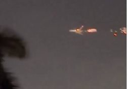 Φλεγόμενο αεροπλάνο στο Μαϊάμι