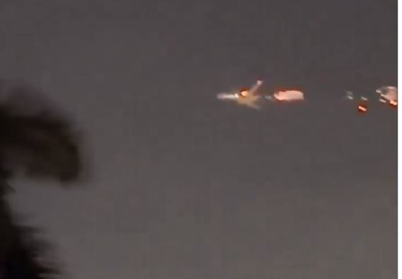 Φλεγόμενο αεροπλάνο στο Μαϊάμι