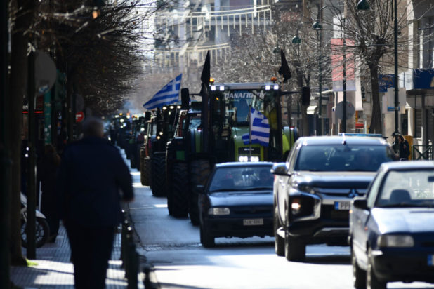 Κινητοποιήσεις αγροτών στην Λάρισα