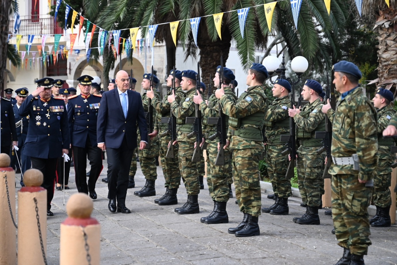 Δένδιας από Λήμνο: Η ανεξαρτησία και η εδαφική μας ακεραιότητα δεν είναι διαπραγματεύσιμη- ΦΩΤΟ