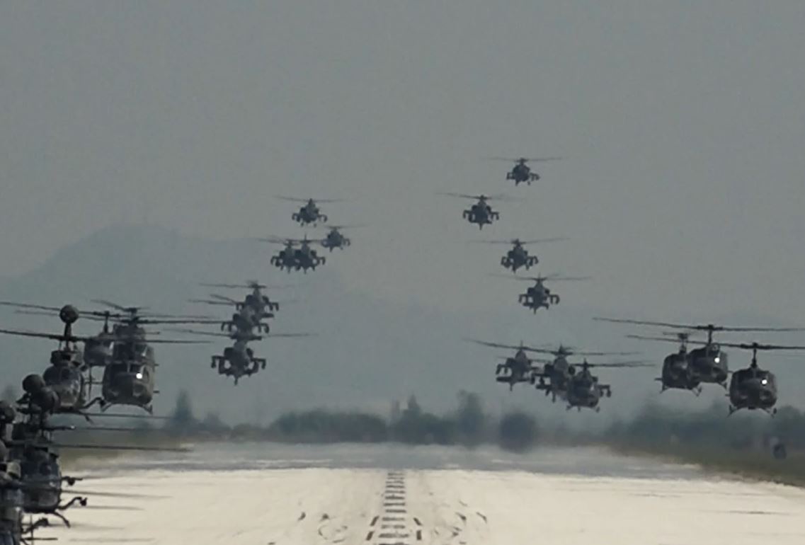 ελικόπτερα- Στεφανοβίκειο- πλημμύρες