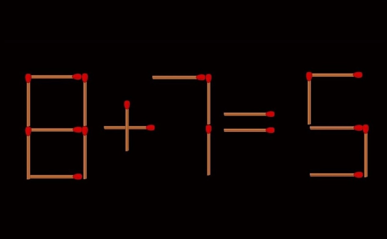 Μαθηματικό παζλ: Μετακινήστε 2 σπίρτα για να λύσετε την εξίσωση – Έχετε μόλις 10 δευτερόλεπτα
