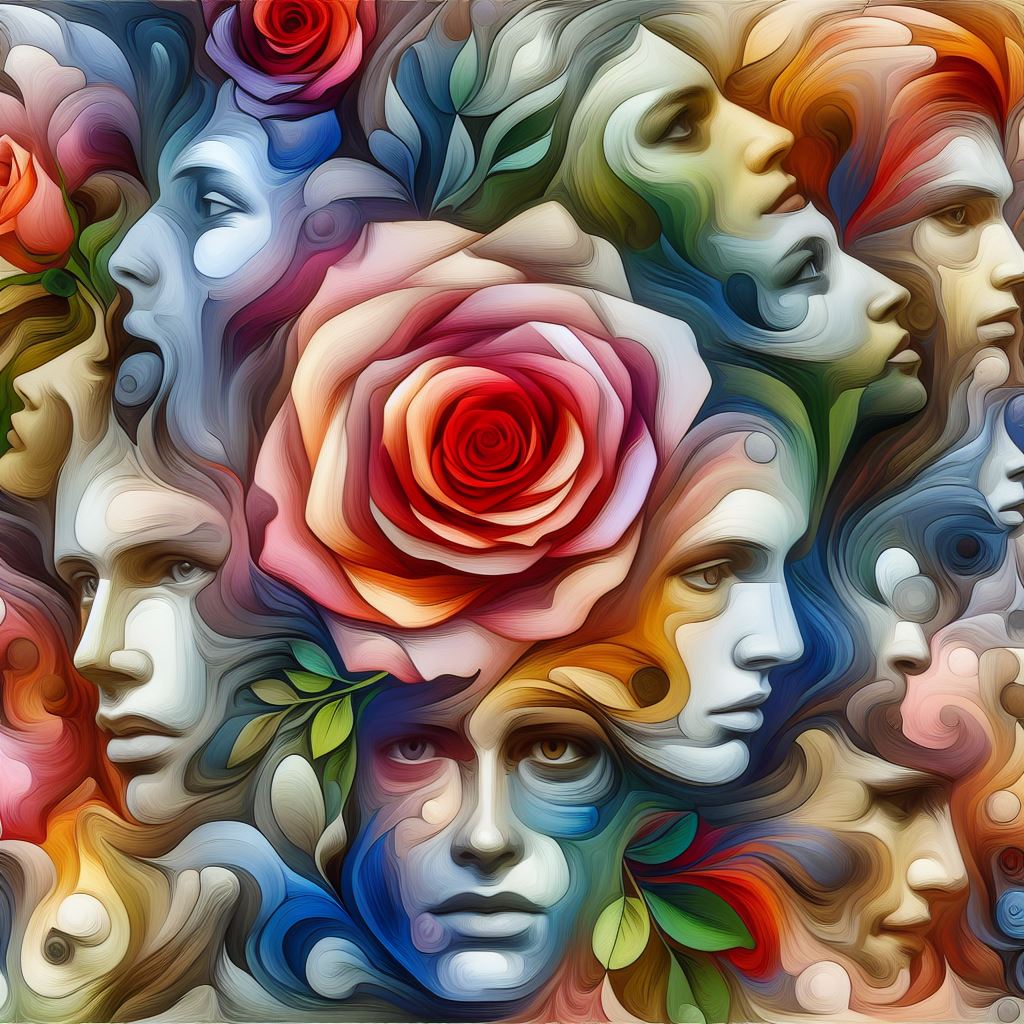 Τεστ προσωπικότητας οπτική ψευδαίσθηση πρόσωπα λουλούδια